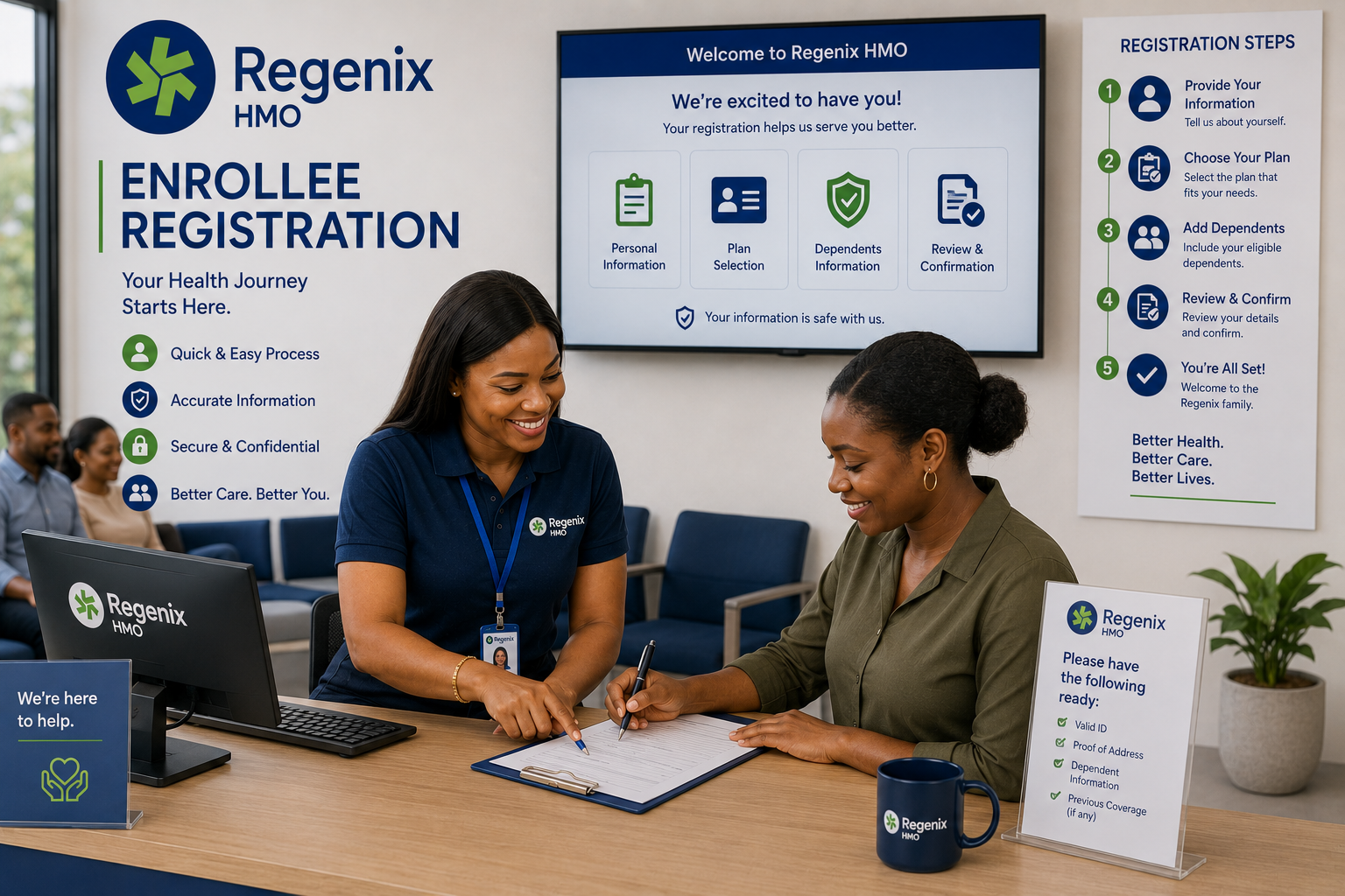 Enrollee Registration Desk